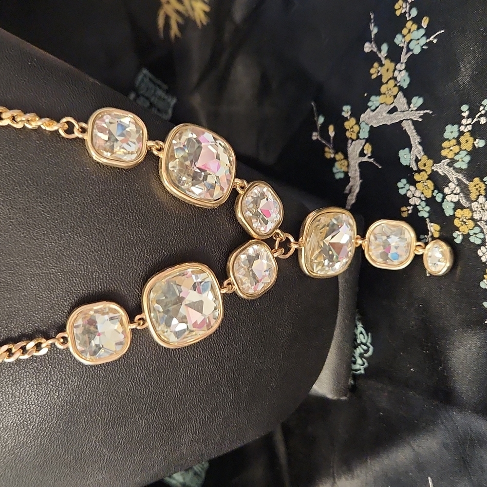 Paparazzi Goldtone & Rhinestone Necklace